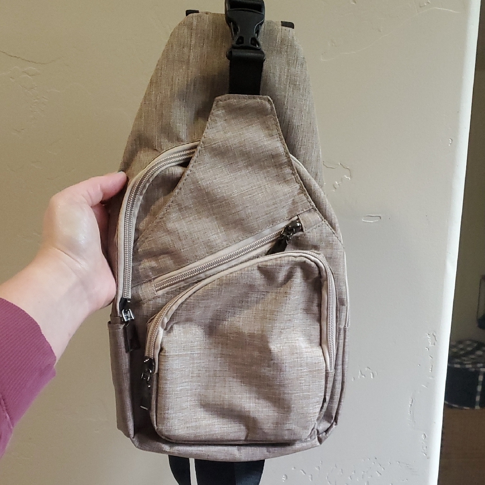 Tan Sling Bag